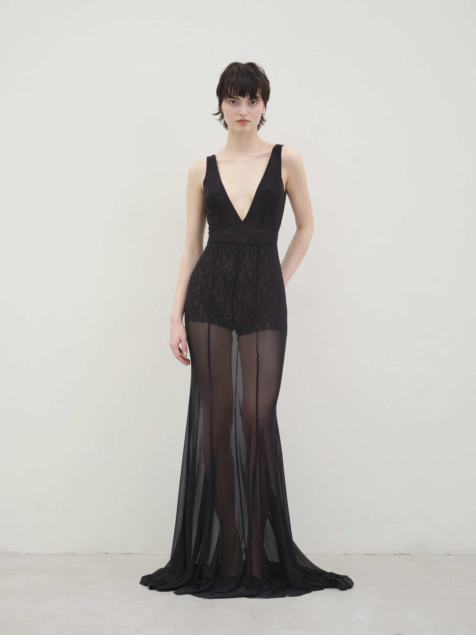 KAIA BODYSUIT DRESS